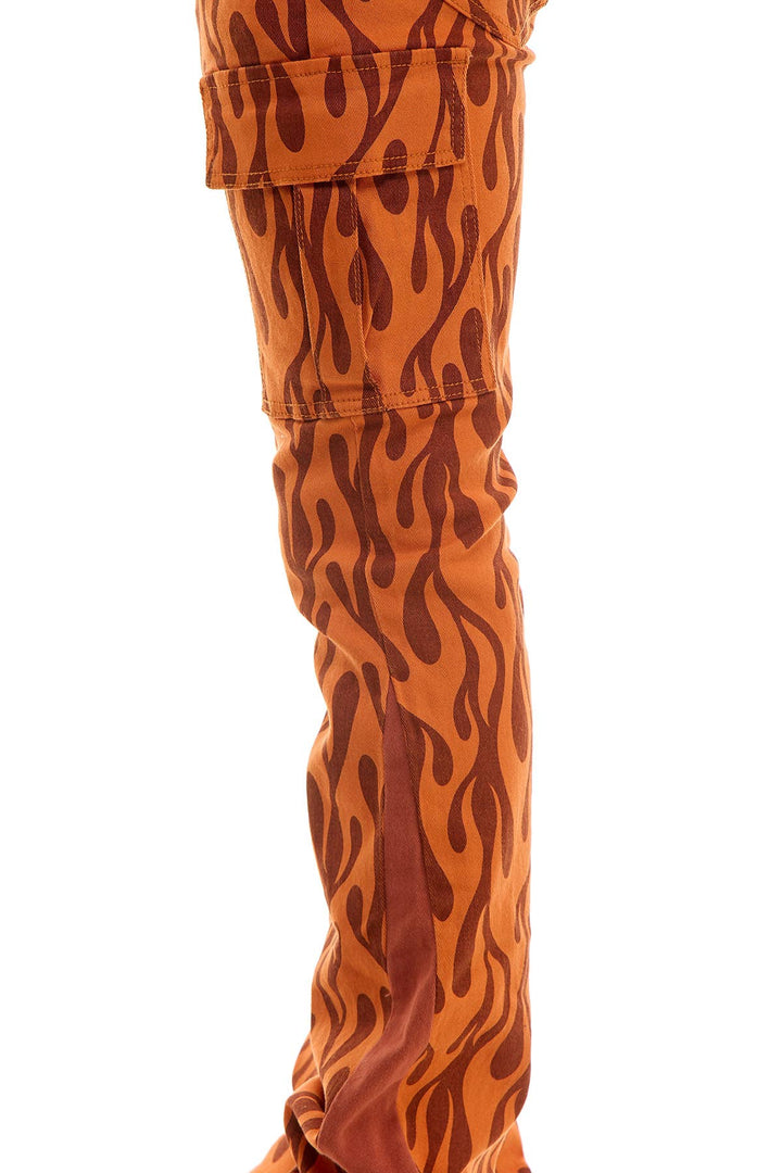 PANTALON SLIM FLAMME - Paradiseofmode