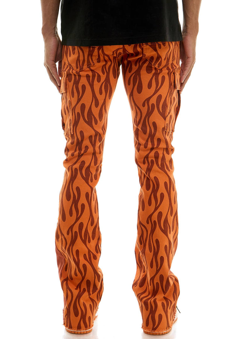 PANTALON SLIM FLAMME - Paradiseofmode